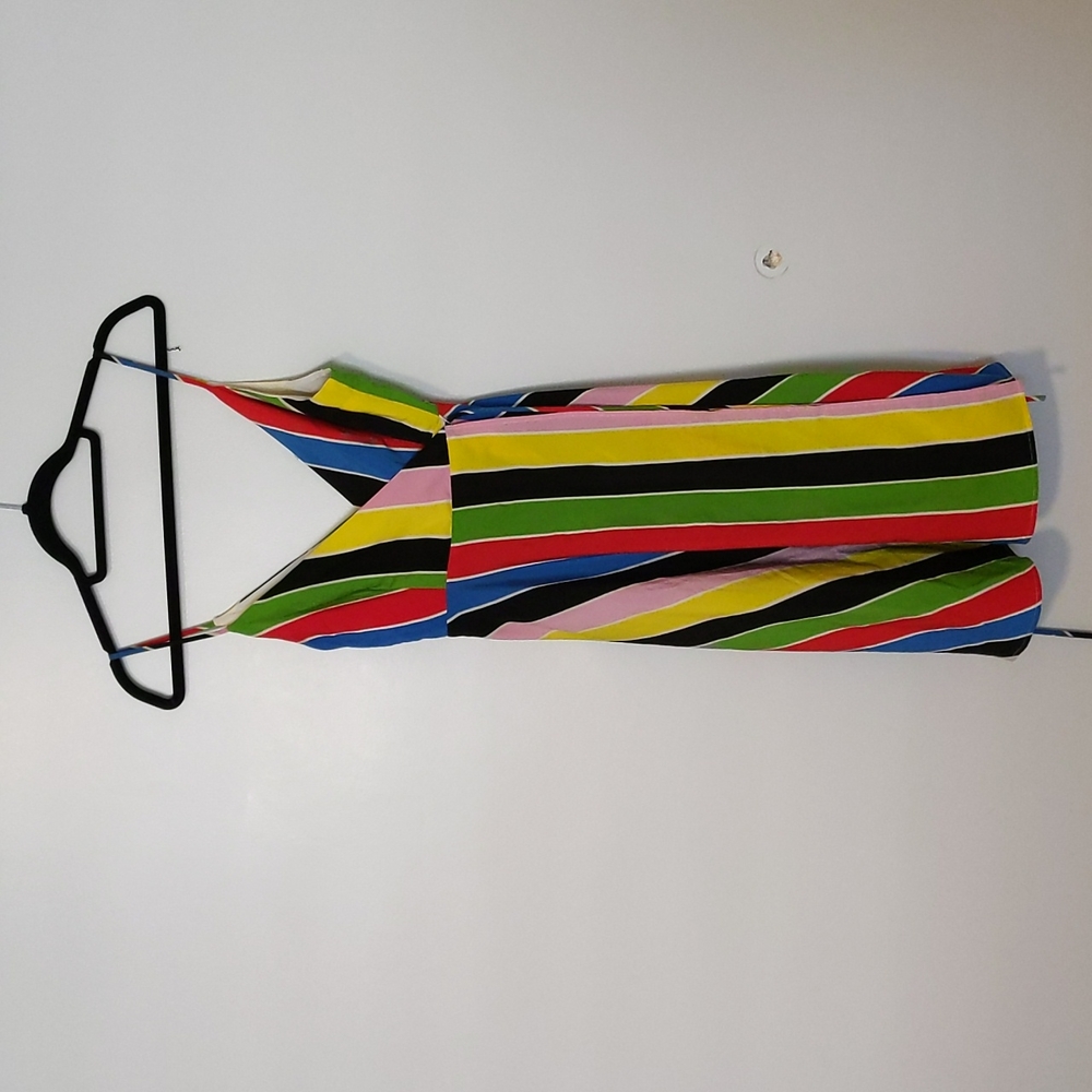 Multi Color Wrap Dress